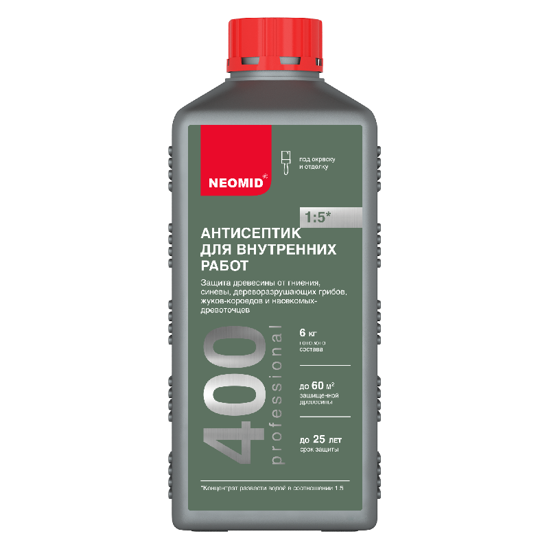 Propitka dlya vnutrennikh rabot Neomid 400 kontsentrat (1 kg.)