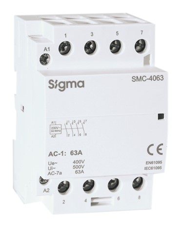 kontaktor sigma 9 smc 4 63