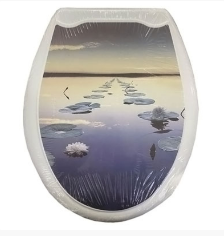 Сиденье для унитаза ОКЕАН Кувшинки 1/10