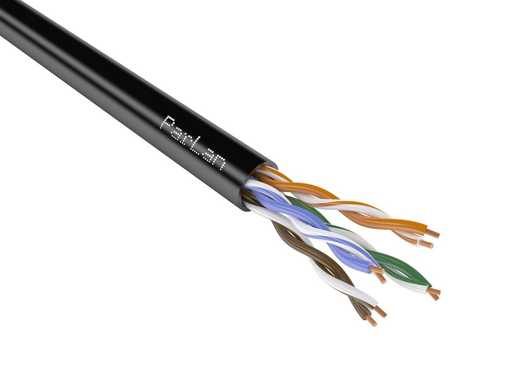 Кабель ParLan U/UTP Cat5e PVC/PE 4х2х0,52 наруж от Мегаполис купить в ...