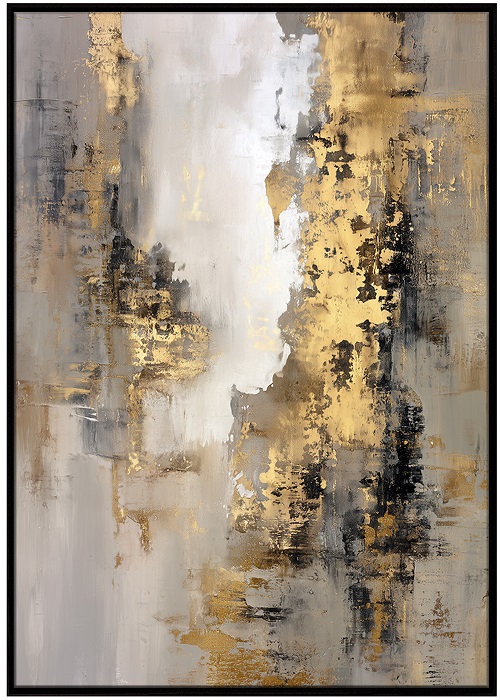 Канвас в раме POSTERMARKET IDEA CF-5005 Абстракция штукатуркой 50х70 cm