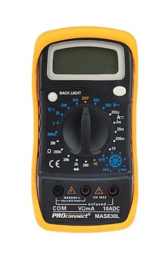 Мультиметр MAS830L (DT850L) PROconnect 13-3021