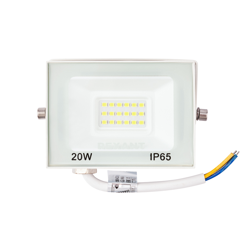 Прожектор светодиодный ДО-20 20Вт REXANT 2835 SMD 6500К 1600Лм белый IP65