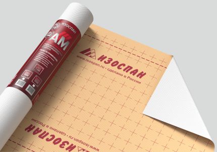 Мембрана паропроницаемая гидро-ветрозащитная Изоспан AM 1,6х21,88м (35м2)