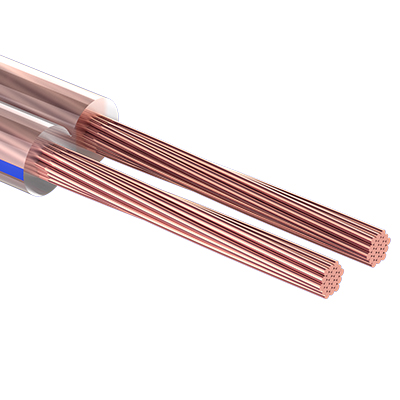 Кабель акустический 2х1,50мм, прозрачный BLUELINE, 100м REXANT