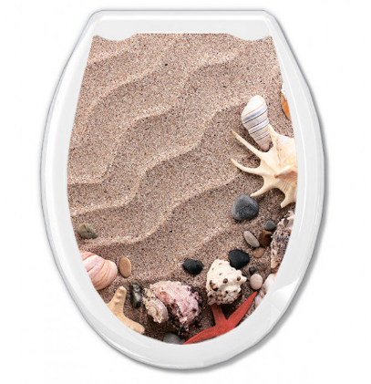 Сиденье для унитаза ОКЕАН Песок 1/10