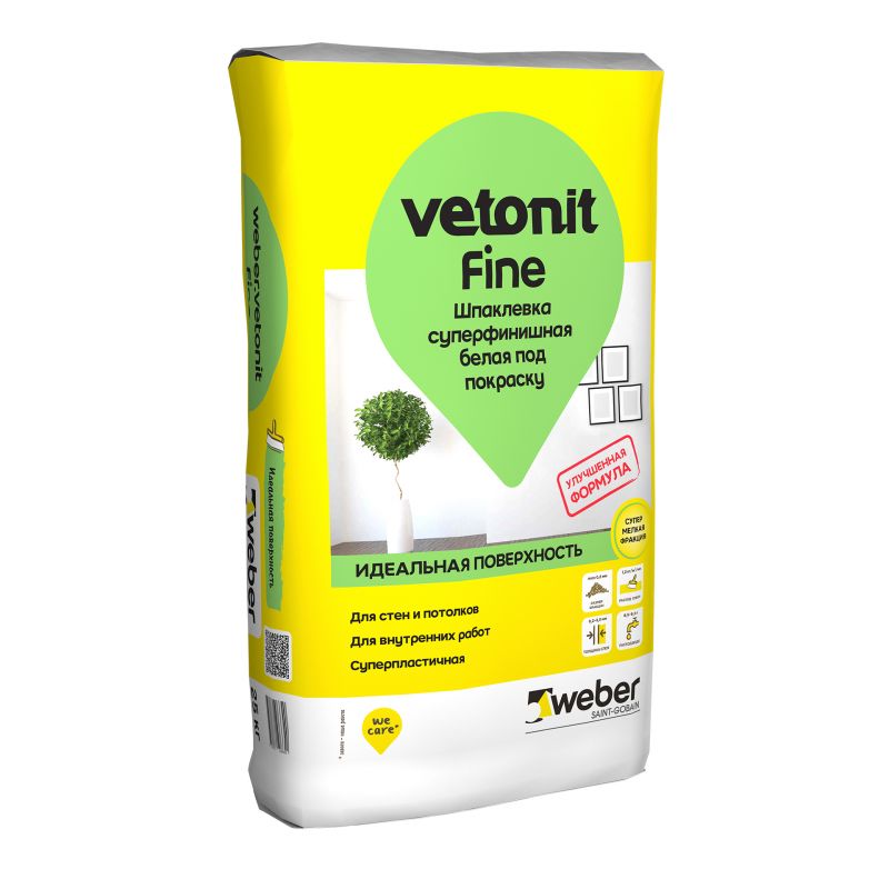 Шпаклевка полимерная Vetonit Fine, 25 кг. от Мегаполис купить в ...