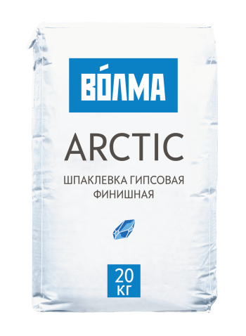 Шпаклевка гипсовая ВОЛМА-Арктик финишная, 20 кг. от Мегаполис купить в ...