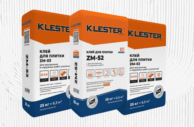 Скидка 15% при покупке клея для плитки KLESTER