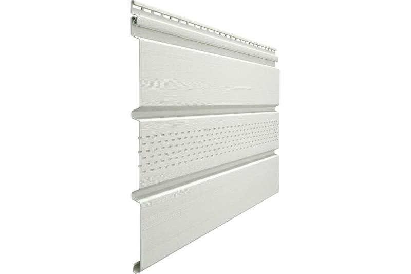 Подшивка для крыш частично перфорирован.Classic Grand Line 3м Белый