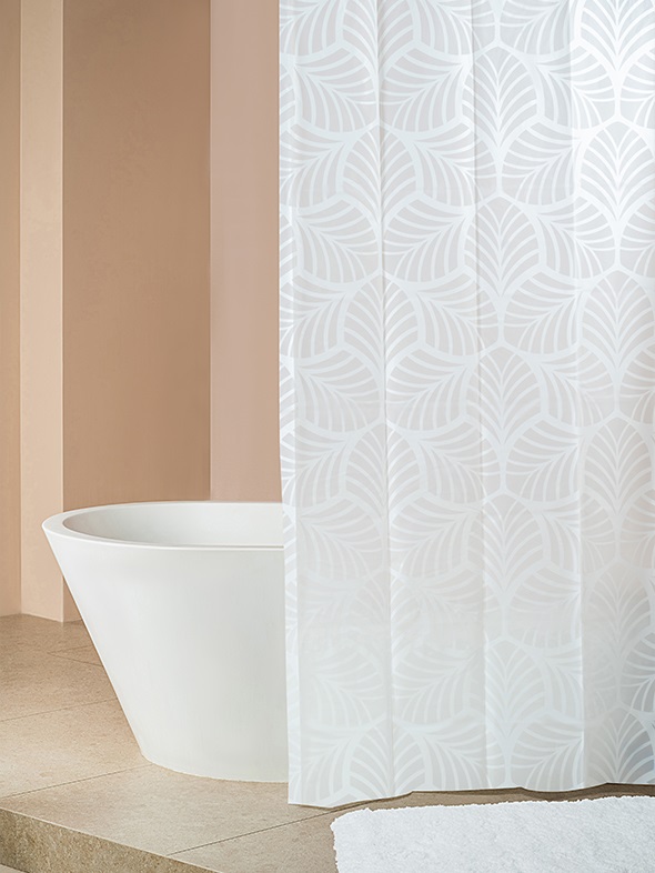 Штора для ванной Флорет, полиэтиленвинилацетат 180х200см