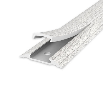 Porog s montazhnym kanalom Ideal - 253 Yasen seryy (2)