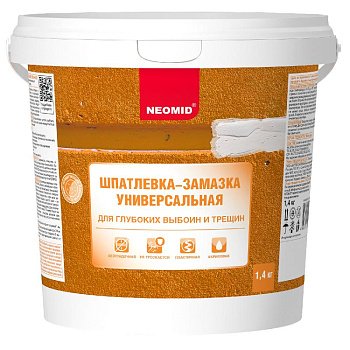 1Shpatlevka dlya vyboin i treshchin Neomid (1,4 kg)