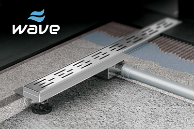 Скидки до 40% на душевые трапы WAVE. Акция действует до 30.11.2025