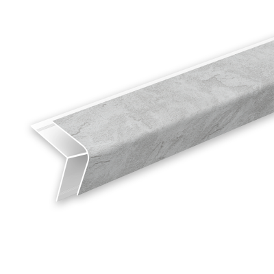 Ugol naruzhnyy dlya paneley 8 mm Ideal Lamini - 519 Venetsiya svetlo-pepelnaya