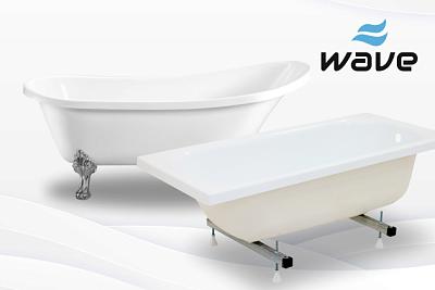 При покупке акриловых ванн WAVE - 15% бонусами на карту! Акция 31.12.2025
