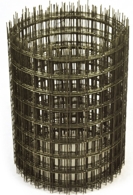 Setka kompozitnaya 50kh50 mm chernaya ETIZ