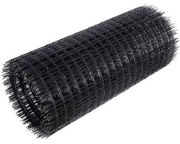 Setka kompozitnaya 100kh100 mm chernaya ETIZ