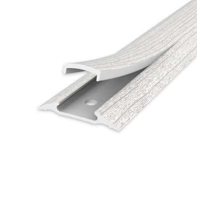 Porog s montazhnym kanalom Ideal - 253 Yasen seryy (2)