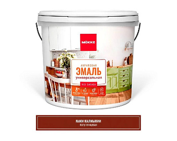 Akrilovaya emal universalnaya poluglyantsevaya MAKI KALMYKII