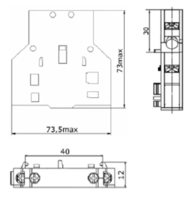 kontaktor dekraft blok bm2 2