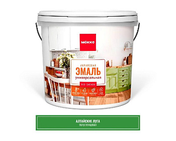 Akrilovaya emal universalnaya poluglyantsevaya ALTAYSKIE LUGA