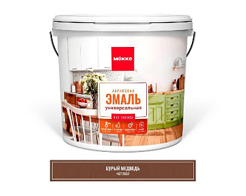 Akrilovaya emal universalnaya matovaya BURYY MEDVED