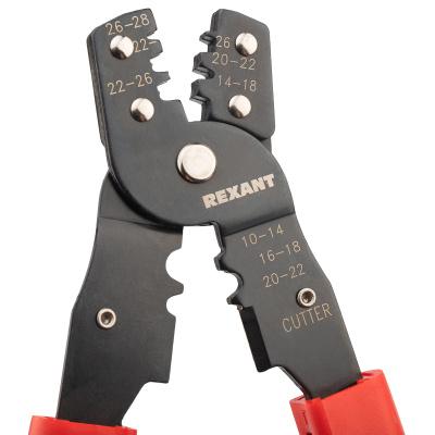 sredstva bezopasnosti   Krimper HT-202B dlya obzhima avtoklemm 0,10-6,0mm² REXANT, 12-3032   3