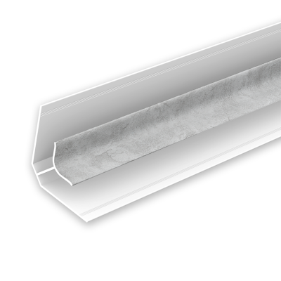 Ugol vnutrenniy dlya paneley 8 mm Ideal Lamini - 519 Venetsiya svetlo-pepelnaya