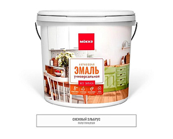 Akrilovaya emal universalnaya poluglyantsevaya SNEZhNYY ELBRUS